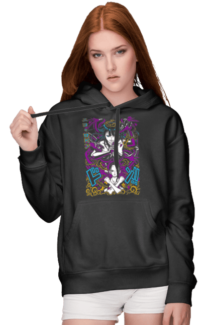 Women's hoodie with prints One Piece Nico Robin. Anime, devil child, manga, nico robin, one piece, straw hat pirates. 2070702