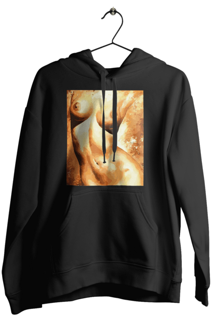 Жіноче худі з принтом "Краса тіла". Вигини жіночого тіла, грація тіла, груди, жіноче тіло, жіночі груди, краса тіла. 2070702