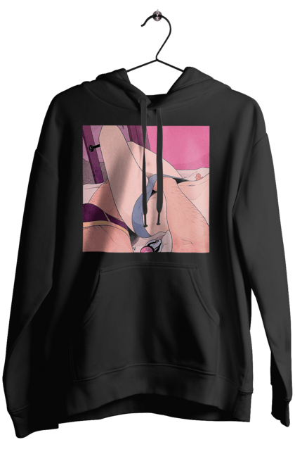 Жіноче худі з принтом "Чоловіча Рука В Жіночих Трусиках". Гра, ліжко, труси. 2070702