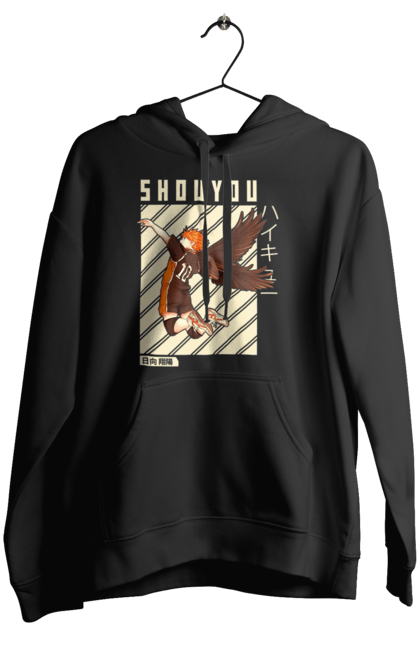 Women's hoodie with prints Haikyu!! Hinata. Anime, haikyu, hinata, manga, shoyo hinata, sports anime, volleyball. 2070702