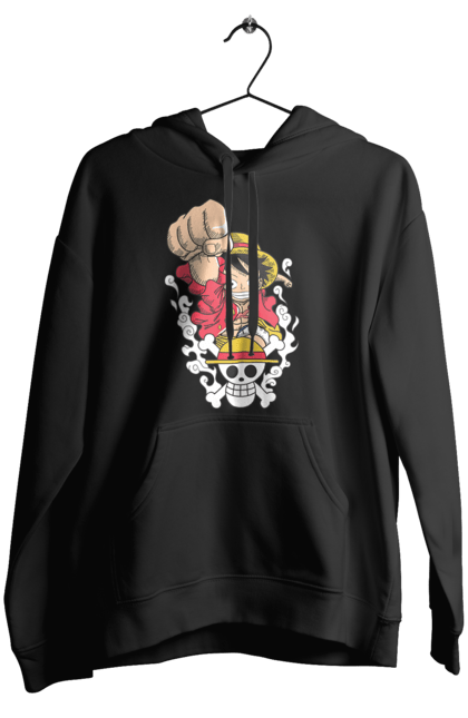 Women's hoodie with prints One Piece Luffy. Anime, luffy, manga, monkey de luffy, one piece, pirates. 2070702