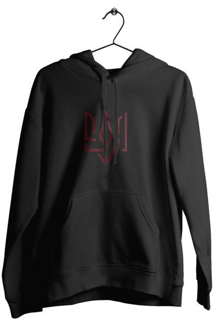 Жіноче худі з принтом "Тризуб мінімалізм". Герб, герб україни, патріотичне, україна, українська символіка, українське. 2070702