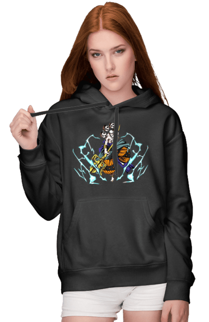 Women's hoodie with prints One Piece Enel. Anime, enel, god, manga, one piece, straw hat pirates. 2070702