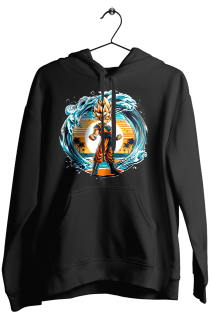 Women's hoodie with prints Dragon Ball Son Goku. Anime, dragon ball, goku, manga, son goku, tv series. 2070702