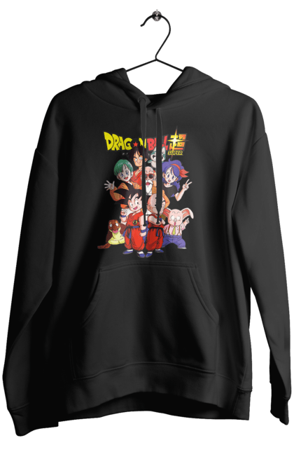 Women's hoodie with prints Dragon Ball. Anime, dragon ball, goku, manga, tv series, vegeta. 2070702