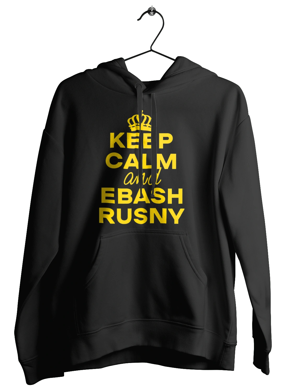 Keep Calm and Ebash Rusny yellow