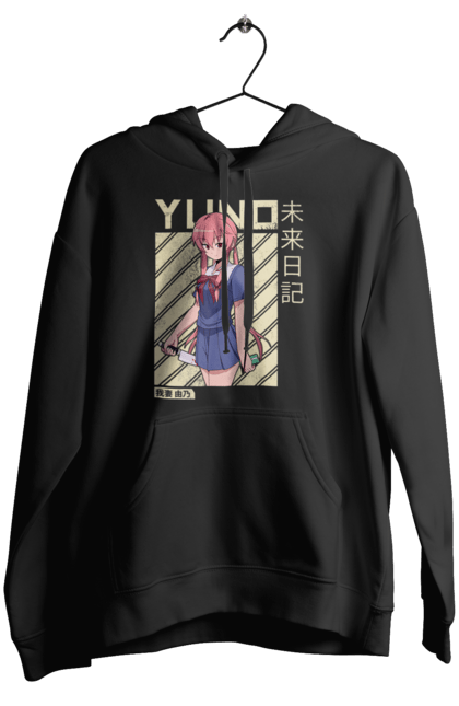 Women's hoodie with prints Future Diary Yuno Gasai. Anime, future diary, manga, survival game, yandere, yuno gasai. 2070702