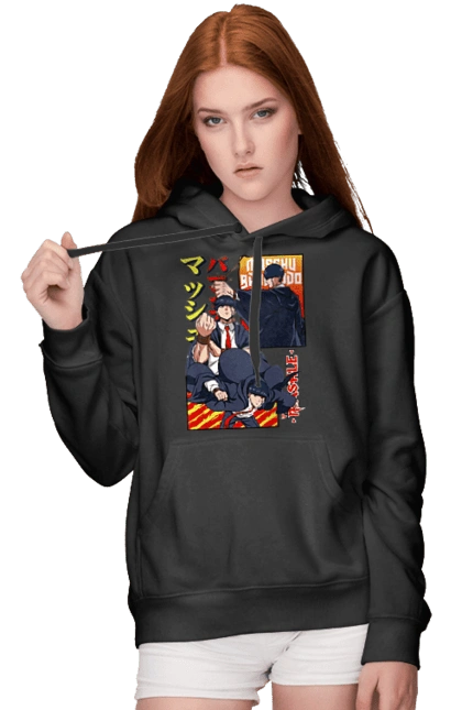 Women`s hoodie with prints Magic and Muscles Mash Burnedead. Adventure, comedy, magic and muscles, manga, mash burnedead. 2070702