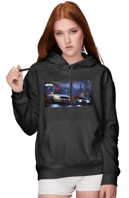 Women`s hoodie with prints Need for Speed Unbound. Heat, need, need for speed, nfs, speed, unbound. 2070702