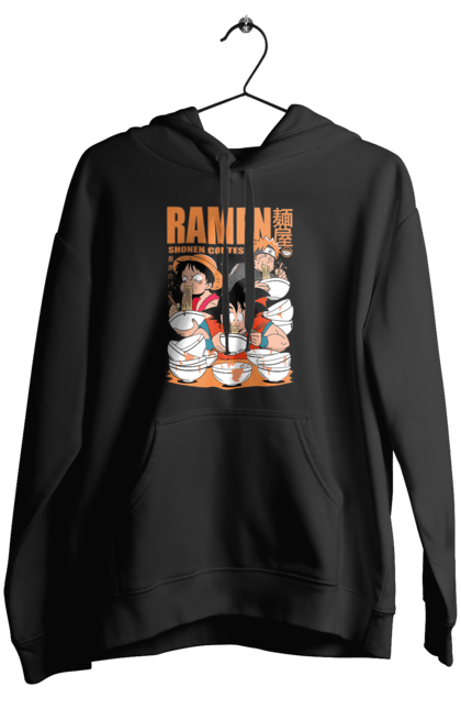 Women's hoodie with prints Ramen. Anime, characters, food, goku, luffy, manga, naruto, ramen. 2070702