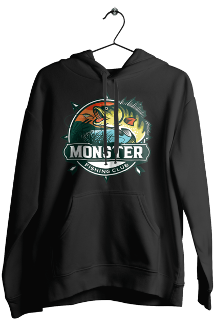 Жіноче худі з принтом "Рибальський клуб". Відпочинок, рибак, рибальський клуб, хоббі. 2070702