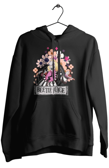 Women`s hoodie with prints Beetlejuice. Beetlejuice, comedy, ghost, horror, movie, tim burton, warner bros. 2070702