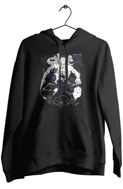 Women's hoodie with prints Jujutsu Kaisen Megumi. Anime, dark fantasy, fushiguro, fushiguro megumi, jujutsu kaisen, magic battle, manga, megumi, mystic. 2070702