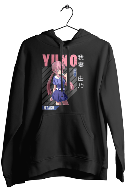 Women's hoodie with prints Future Diary Yuno Gasai. Anime, future diary, manga, survival game, yandere, yuno gasai. 2070702