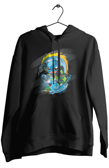 Women's hoodie with prints Pokemon Squirtle. Anime, games, nintendo, pokemon, pokemon go, squirtle. 2070702