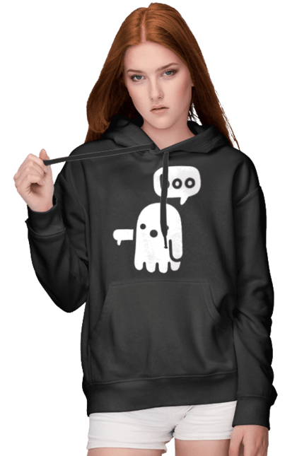 Жіноче худі з принтом "BOO (мова програмування)". Айті, мова програмування, програма, програміст, технічне завдання, ти ж програміст, транслятор boo, тривимірні програми, фрілансер. 2070702