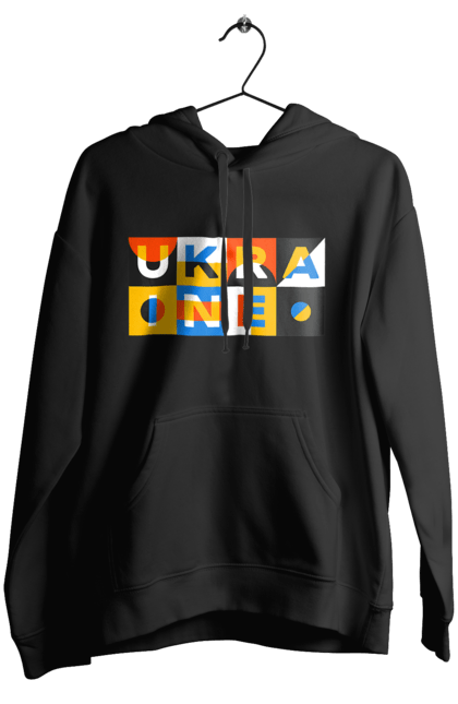 Жіноче худі з принтом "Україна". Напис україна, символ україни, текст україна, україна. 2070702