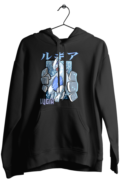 Women's hoodie with prints Pokemon Lugia. Anime, games, lugia, nintendo, pokemon, pokemon go. 2070702