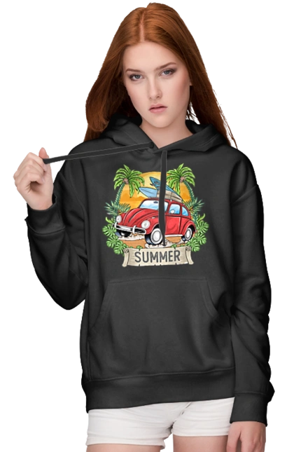 Summer, Car And Palm Trees