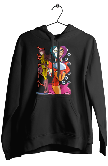 Women's hoodie with prints Mazinger Z Aphrodite. Anime, aphrodite, manga, mazinger z, mecha, robots. 2070702