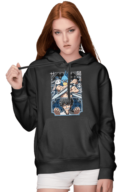 Women's hoodie with prints Shangri La Frontier. Anime, emul, manga, rabbit, shangri la frontier, shangri-la frontier, shonen. 2070702