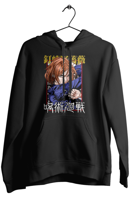 Women's hoodie with prints Jujutsu Kaisen Nobara. Anime, dark fantasy, jujutsu kaisen, magic battle, manga, mystic, nobara, nobara kugisaki. 2070702