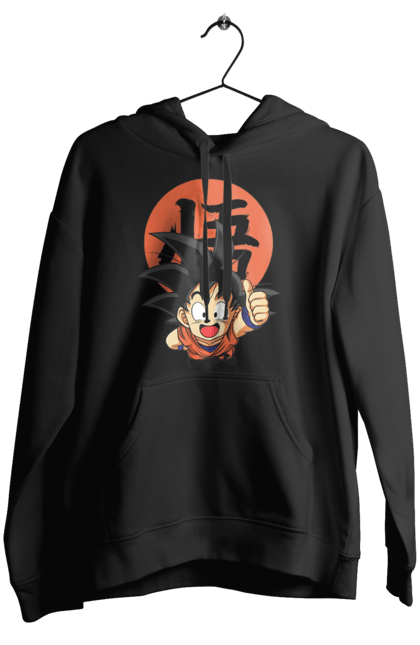 Women's hoodie with prints Dragon Ball Son Goku. Anime, dragon ball, goku, manga, son goku, tv series. 2070702