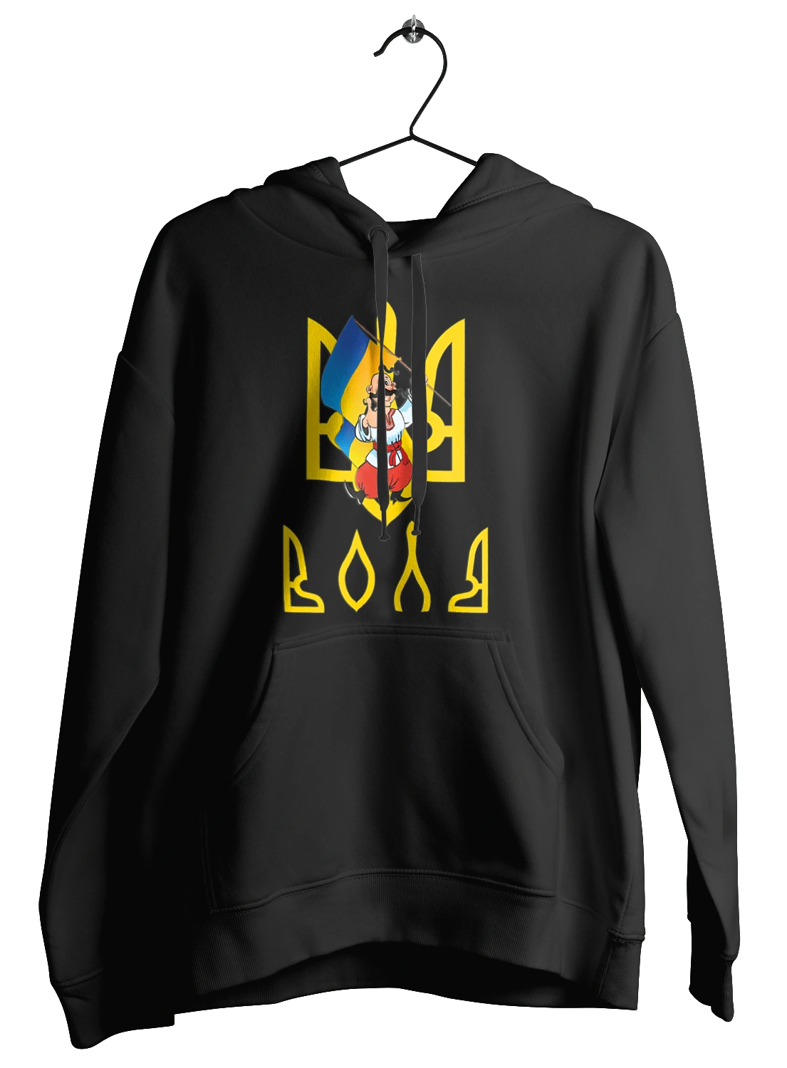 Тризуб Воля Козак з прапором України