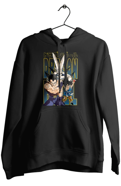 Women`s hoodie with prints Dragon Ball. Anime, dragon ball, goku, manga, tv series, vegeta. 2070702