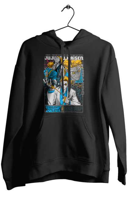 Women's hoodie with prints Jujutsu Kaisen Nanami. Anime, dark fantasy, jujutsu kaisen, magic battle, manga, mystic, nanami, nanami kento. 2070702