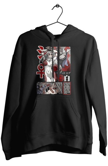 Women's hoodie with prints Deadman Wonderland Shiro. Anime, carrion carnival, deadman wonderland, death row wonderland, jail, manga, shiro. 2070702