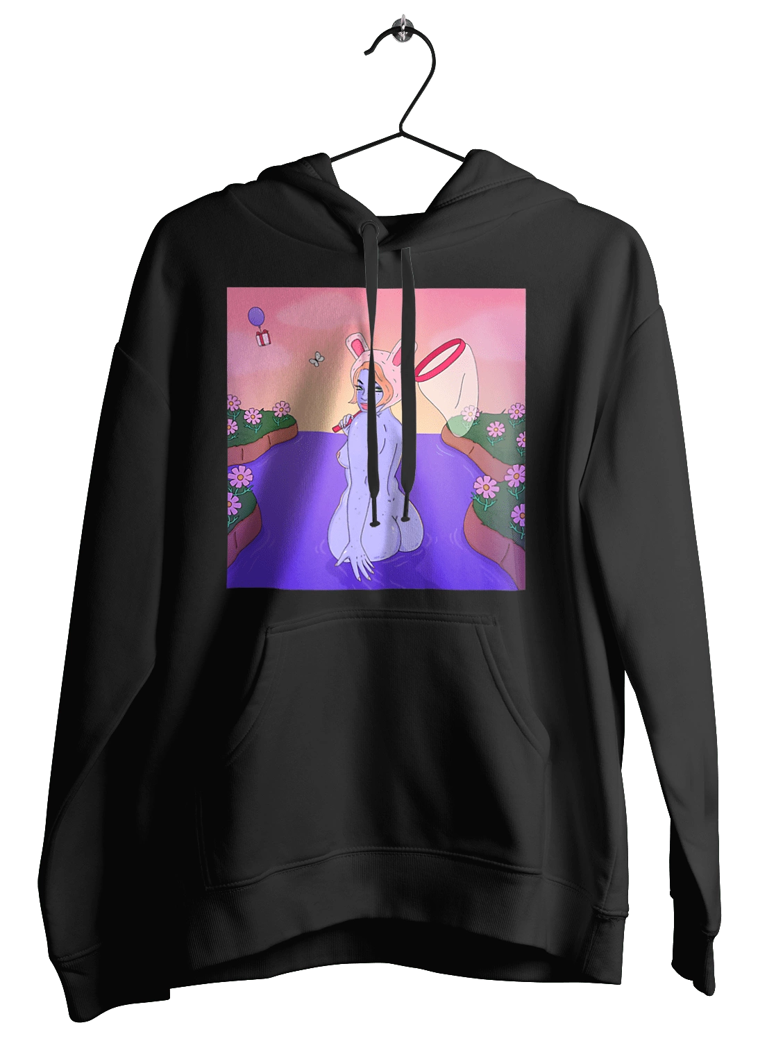 Purple Girl On The Hunt