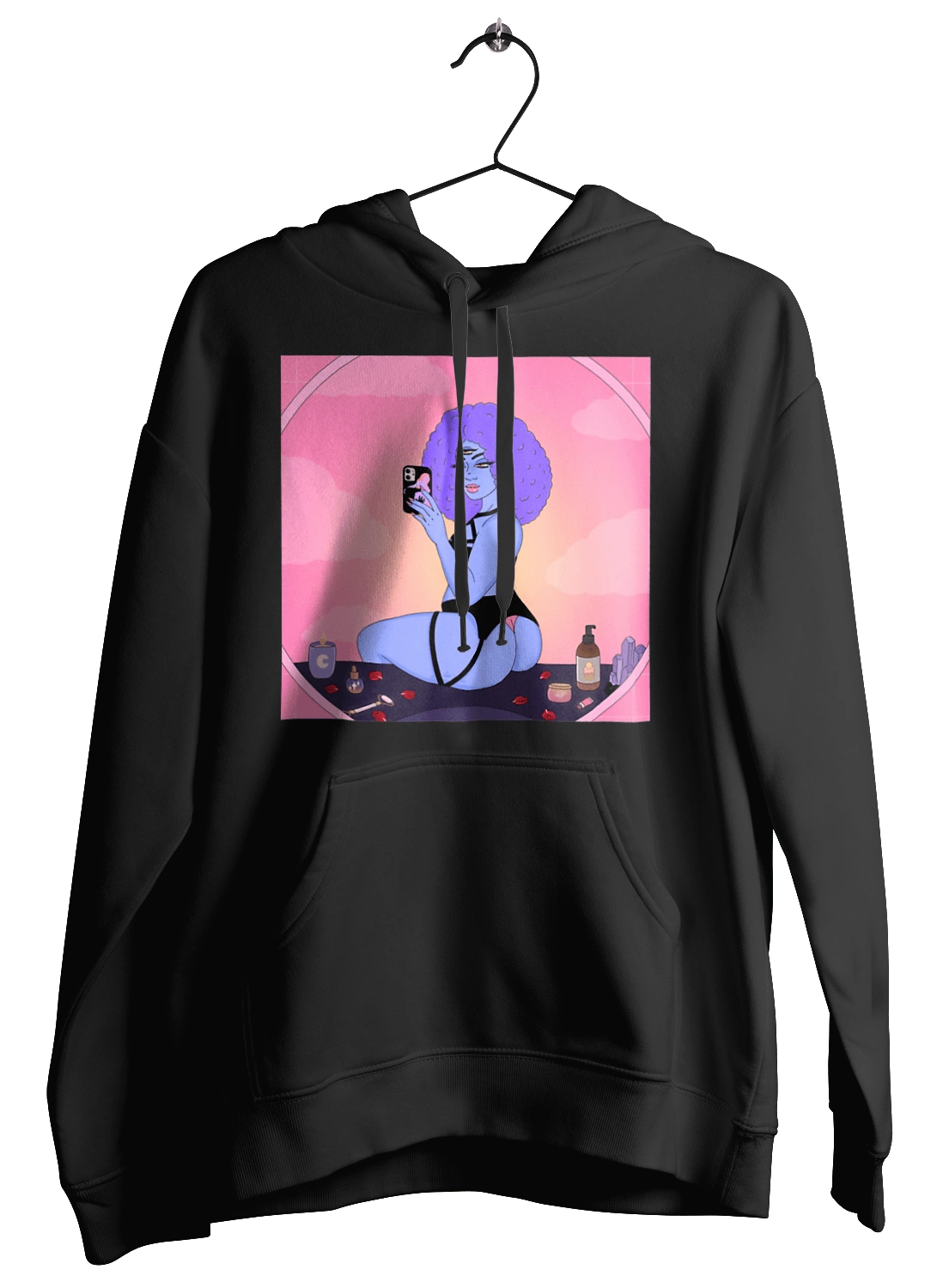 Фіолетова Дівчина Фото У Дзеркалі