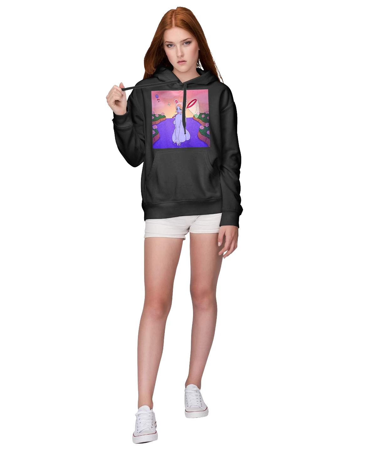 Purple Girl On The Hunt