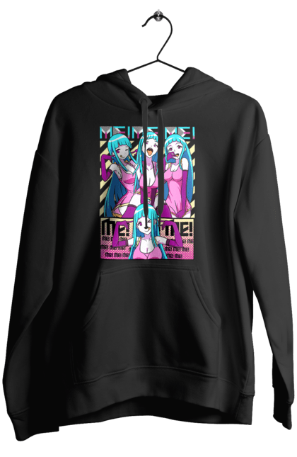 Women's hoodie with prints Me! Me! Me!. Anime, clip, daoko, teddyloid, young woman. 2070702