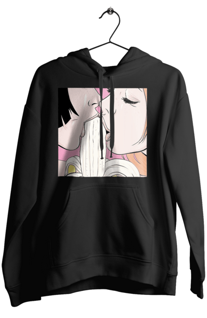 Жіноче худі з принтом "Дівчата Їдять Банан". Лизати, смоктати. 2070702