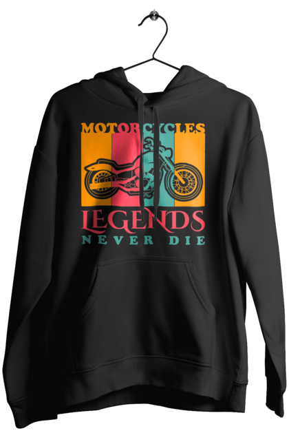 Жіноче худі з принтом "мотоцикл легенда". Легенда, мотоспорт, мотоцикл. 2070702