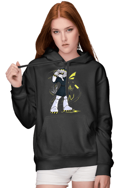 Women's sweatshirt in black with 