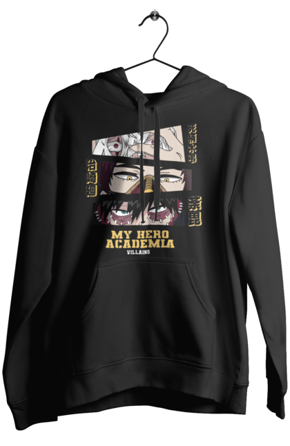 Women's hoodie with prints My Hero Academia League of Villains. Anime, dabi, kai, league of villains, manga, my hero academia, my hero academy, tomura. 2070702