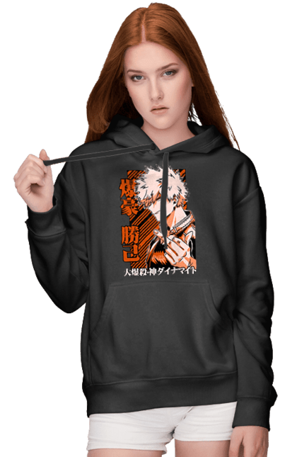 Женское худи с принтом Моя геройская академия Бакуго. Bakugo, katsuki, katsuki bakugo, my hero academia, академия юэй, аниме, бакуго, кацуки бакуго, манга, моя геройская академия. 2070702