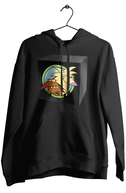 Жіноче худі з принтом "Black Box". Black box, бобер, боєприпас, коробка, повернись живим. 2070702