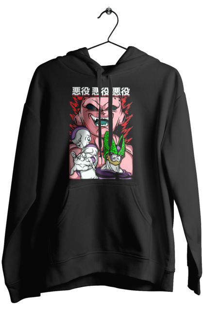 Women's hoodie with prints Dragon Ball Majin Buu. Anime, antagonist, dragon ball, majin buu, manga, tv series. 2070702