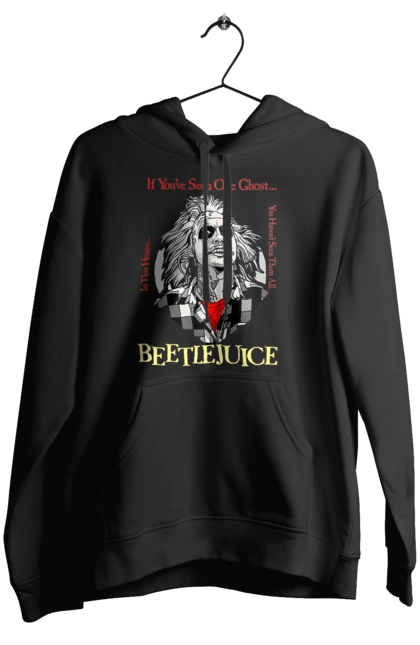 Women`s hoodie with prints Beetlejuice. Beetlejuice, comedy, ghost, horror, movie, tim burton, warner bros. 2070702
