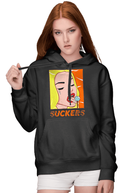 Жіноче худі з принтом "Чупа чупс". Гумор, мем, прикольна, сакерс, смішна, чупа чупс. 2070702