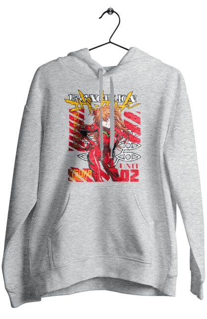 Жіноче худі з принтом "Evangelion". Аніме, єва, євангеліон, манга, нерв. Funkotee
