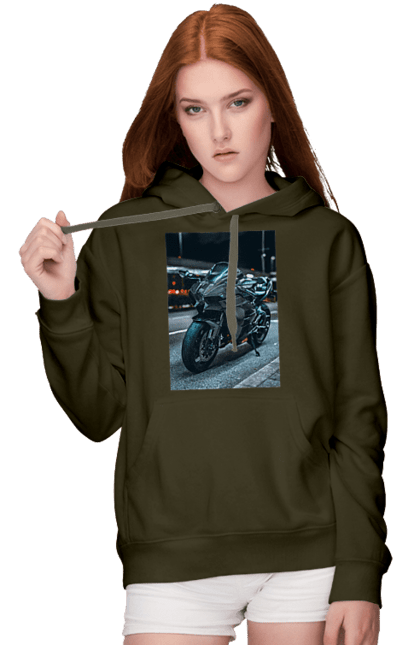 Жіноче худі з принтом "Мото цитаты". Байк, мото, спорт, цитаты. 2070702