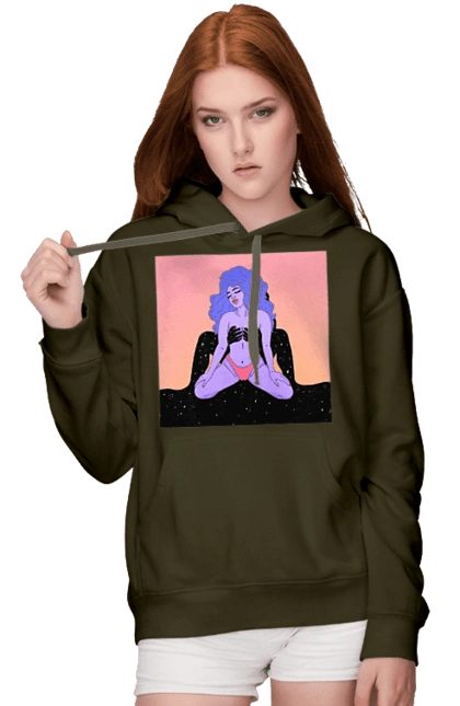 Purple Girl In Panties