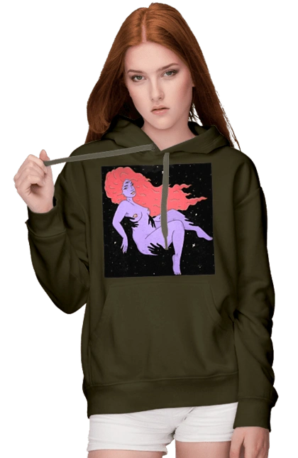 Purple Girl In Black Dire