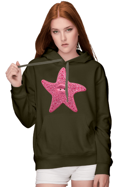 Women`s hoodie with prints Star, In Search Of Nemo, Cartoon. Cartoon, finding nemo, star. 2070702