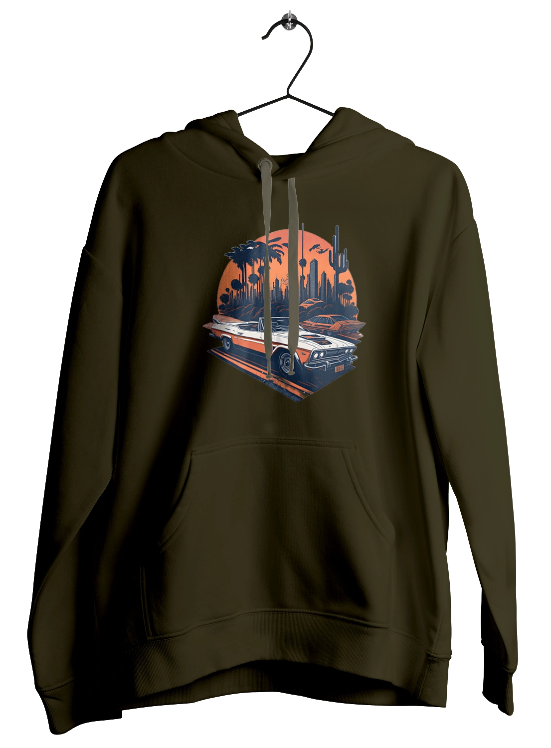 Гарне авто на закаті